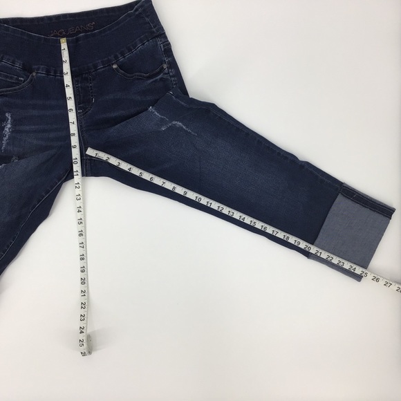 Jag Jeans Lewis Straight Cuff Blue Ankle Jeans, 8 - Picture 12 of 16